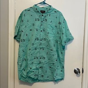 Carbon Printed Button Down Shirt